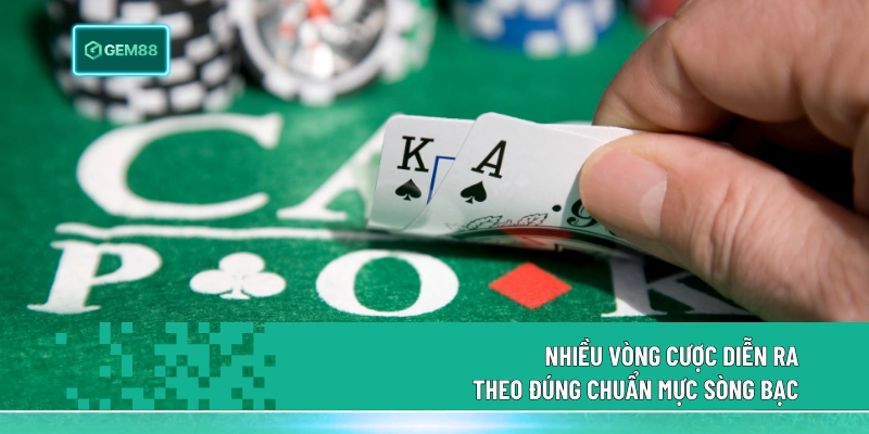 Poker Gem88 - Game Bài Casino Sức Hút Số 1 Hiện Nay 2 Nhiều vòng cược diễn ra theo đúng chuẩn mực sòng bạc