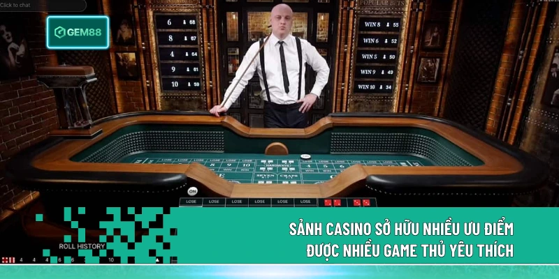 Casino Evolution - Sảnh Casino Đẳng Cấp Nhất Tại Gem88 1 Sảnh Casino Evolution mang đến trải nghiệm đẳng cấp